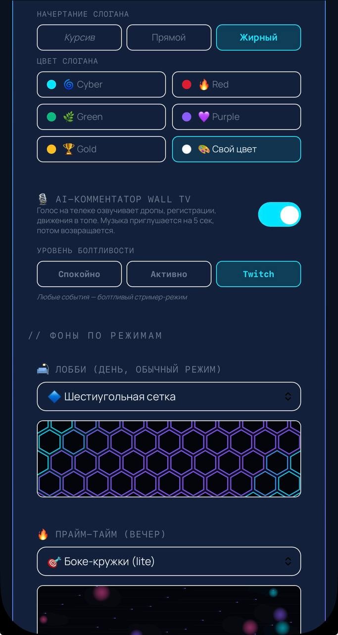 AI-комментатор Wall TV